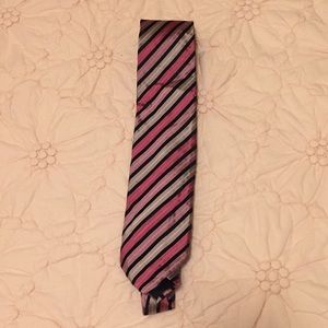 Alfani pink striped tie